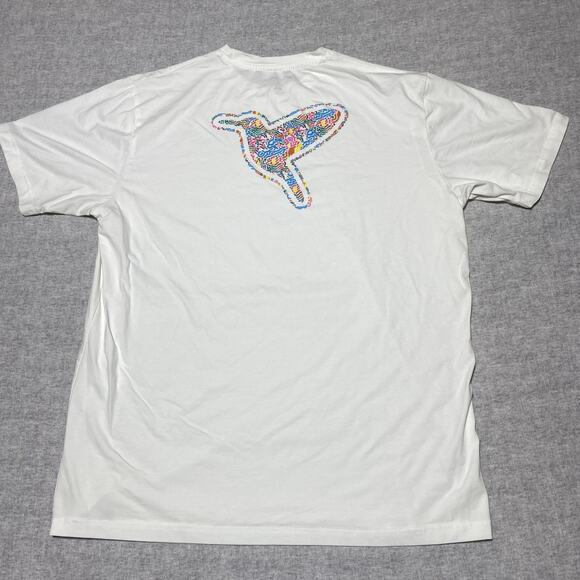 Bird Dogs T Shirt Mens Extra Large White Graphic Athletic Minimalist Stretch XL - Picture 1 of 9